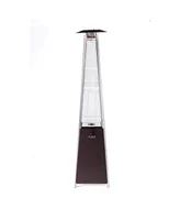 Simplie Fun Bronze Quartz Glass Tube Patio Heater-Mochair