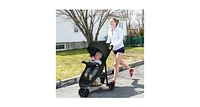 Baby Jogging Stroller with Adjustable Canopy for Newborn