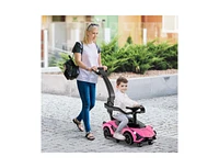 3 in 1 Licensed Lamborghini Ride Walking Toy Stroller