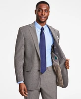 B by Brooks Brothers Men's Classic-Fit Stretch Wool Blend Suit Jacket