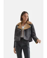 Furniq Uk Women's Shearling Jacket