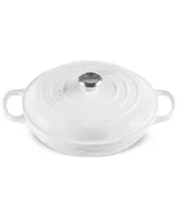 Le Creuset Marble-Motif 3.5-Qt. Enameled Cast Iron Braiser