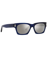 Saint Laurent Unisex Sl 402 Sunglasses, Mirror