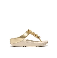 FitFlop Women's Fino Bauble-Bead Toe-Post Sandals