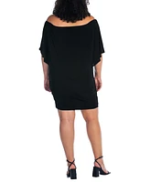 24seven Comfort Apparel Plus Bodycon Mini Dress