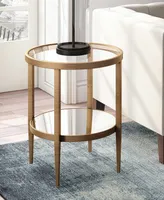 Hera Antique Round Side Table - Gold