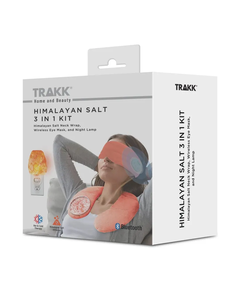 Trakk Wireless Eye Mask, Himalayan Salt Neck Wrap and Night Lamp