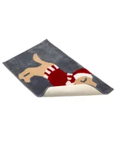 Avanti Christmas Dog Bath Rug, 20" x 32"