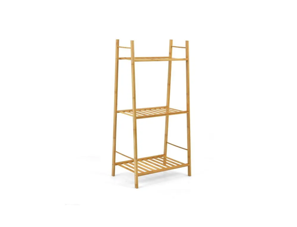 3 Tiers Vertical Bamboo Plant Stand