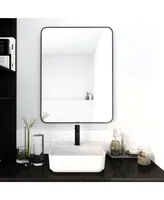 Streamdale Furniture 24 X 32 Inch Bathroom Mirror Aluminum Frame