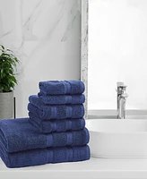 Superior Smart Dry Zero Twist Cotton 6-Piece Assorted Towel Set