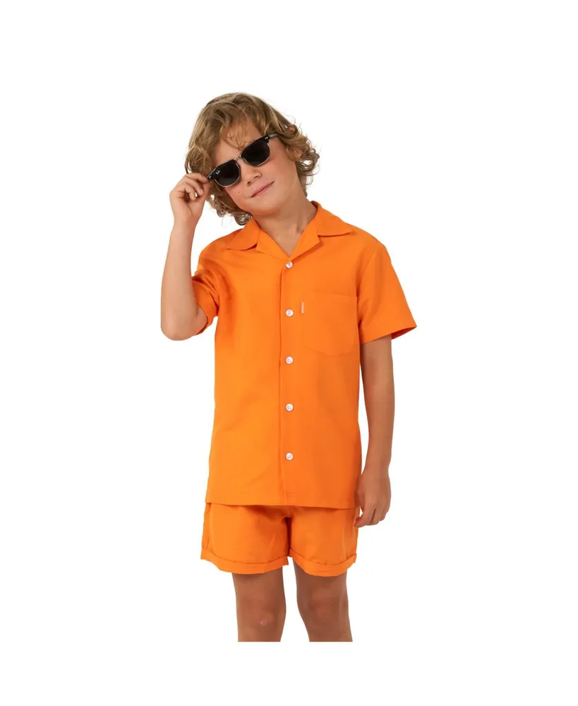 OppoSuits Toddler and Little Boys Shirt Shorts, 2 Piece Set