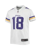 Big Boys Nike Justin Jefferson White Minnesota Vikings Game Jersey