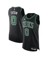 Men's Jordan Jayson Tatum Black Boston Celtics Authentic Player Jersey - Statement Edition