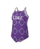 Women's Colosseum x Wrangler Purple Distressed Lsu Tigers Bandana Tank Top