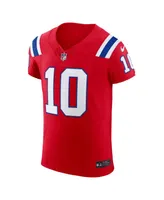 Men's Nike Mac Jones Red New England Patriots Alternate Vapor F.u.s.e. Elite Jersey