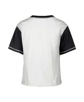 Women's '47 Brand White Distressed North Carolina Tar Heels Vault Premier Tilda T-shirt