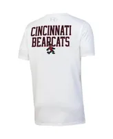 Big Boys Under Armour White Cincinnati Bearcats Gameday Oversized Logo Performance T-shirt