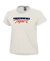 Women's Under Armour White Auburn Tigers Iconic T-shirt