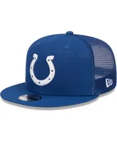 Youth Boys and Girls New Era Royal Indianapolis Colts Main Trucker 9FIFTY Snapback Hat