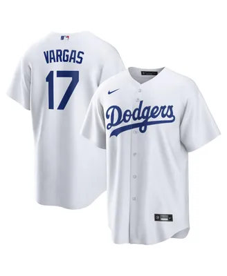 Men's Nike Miguel Vargas White Los Angeles Dodgers Replica Player Jersey
