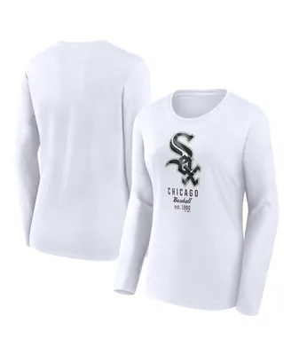 Women's Fanatics White Chicago Sox Long Sleeve T-shirt