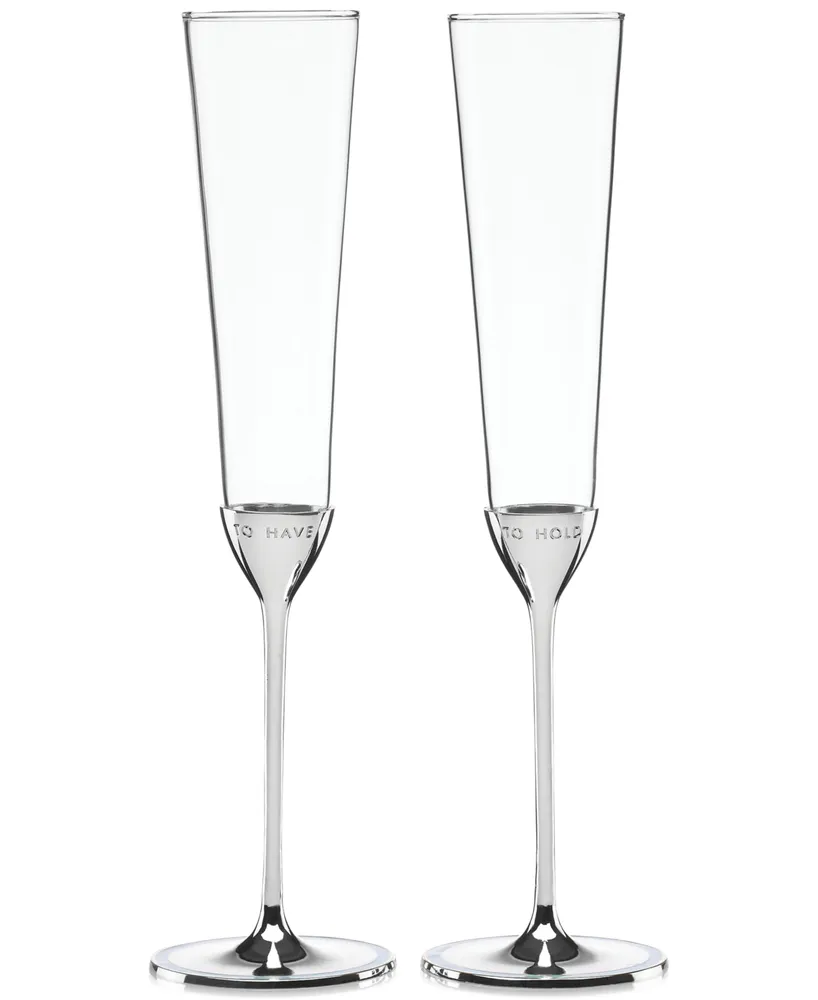 kate spade new york Take the Cake Toasting Flutes