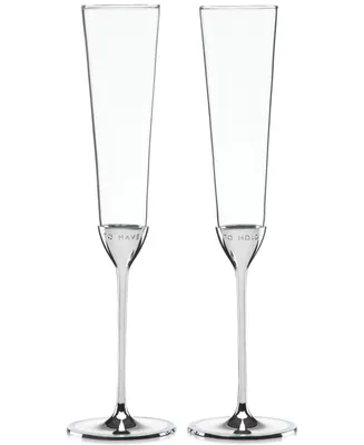 kate spade new york Take the Cake Toasting Flutes