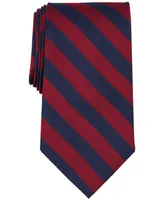 B by Brooks Brothers Men's Classic Double-Stripe Tie