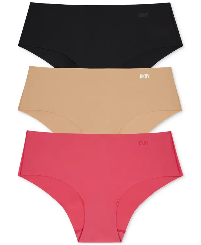 Dkny Seamless Litewear Bikini Underwear Dk5017 Black Stripe/black