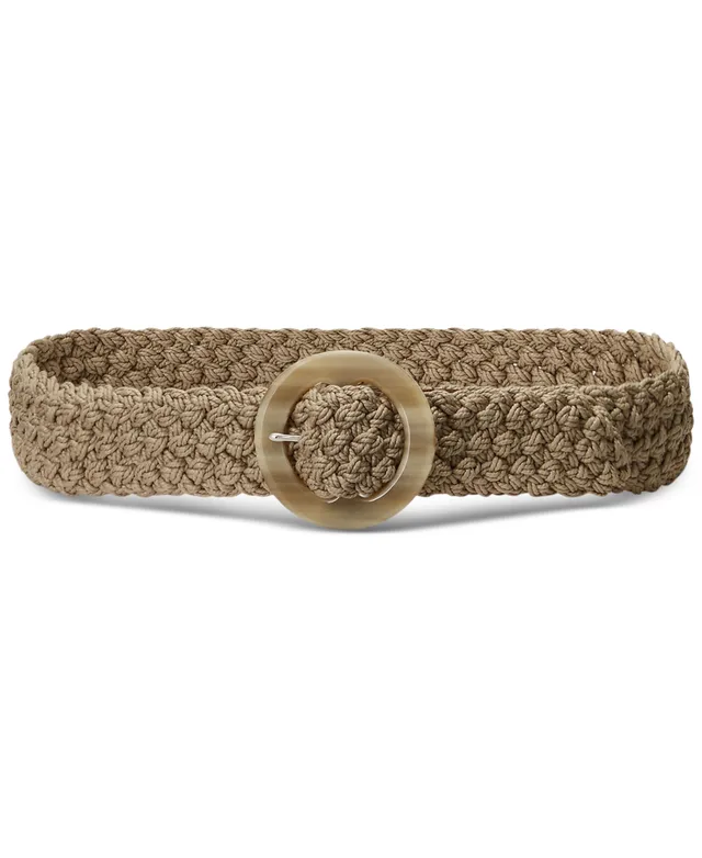 Lauren Ralph Lauren Women's Tri-Strap O-Ring Leather Belt - Macy's