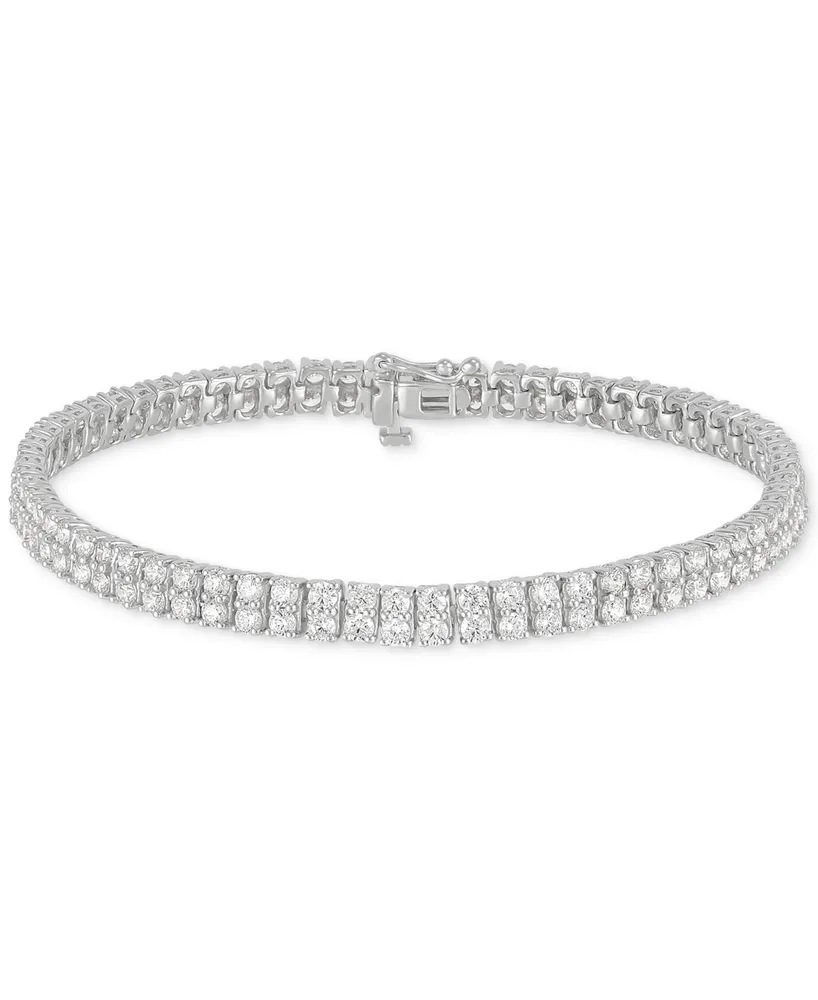 Grown With Love Lab Grown Diamond Tennis Bracelet (5-3/8 ct. t.w.) in 14k White Gold