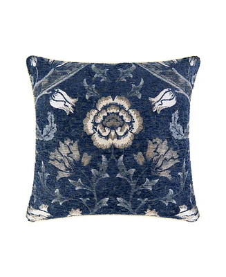 Rose Tree Cynthia Floral Chenille Decorative Pillow, 18" x 18"