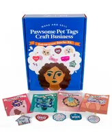 Kids Crafts Pawsome Pet Tags Business in a Box Craft Kit