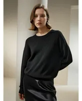 Women's Wool Crewneck Sweater