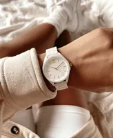 Mvmt Coronada White Ceramic Bracelet Watch 36mm