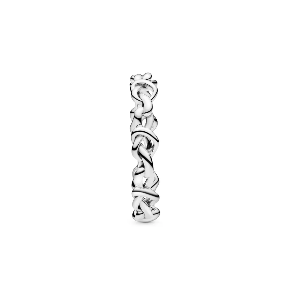 Pandora Sterling Silver Moments Knotted Hearts Ring