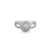 Pandora Cubic Zirconia Timeless Sparkling Double Halo Ring