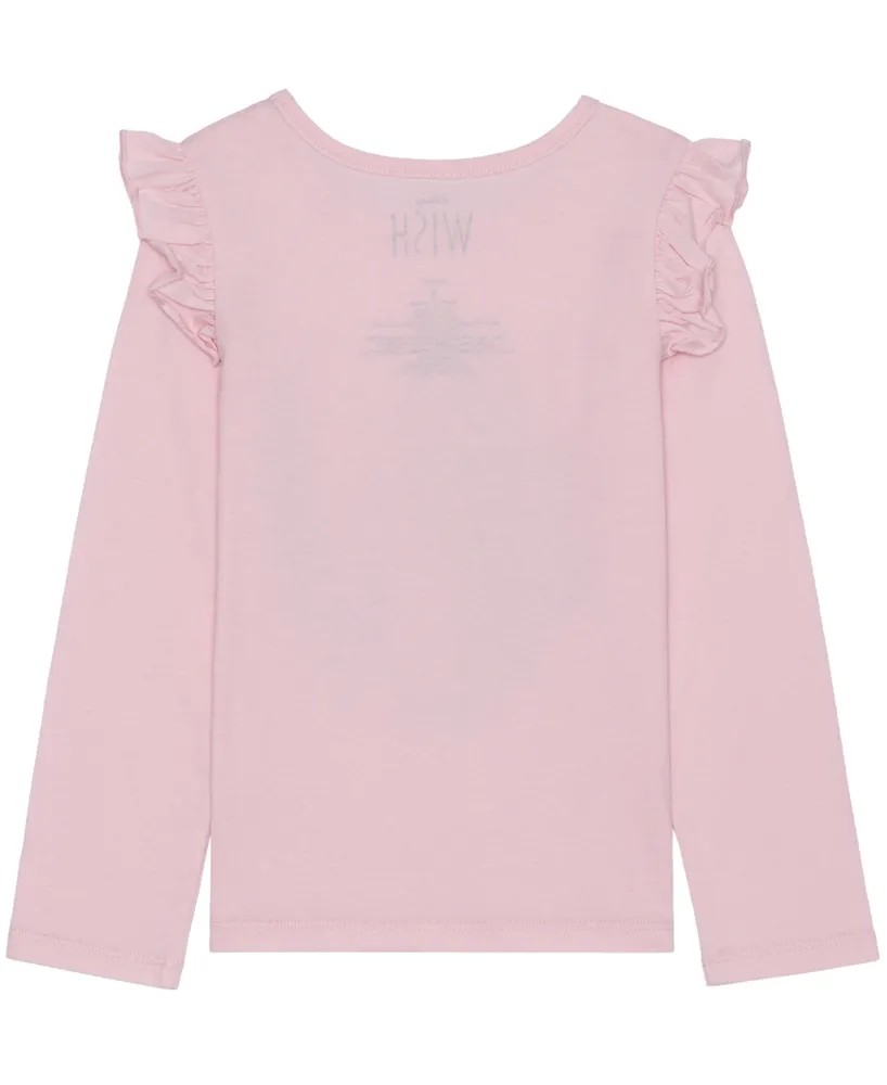 Disney Little Girls Wish You and I Star Long Sleeve Top