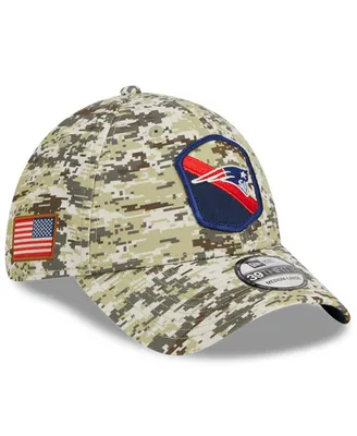 Men's New Era Camo England Patriots 2023 Salute To Service 39THIRTY Flex Hat