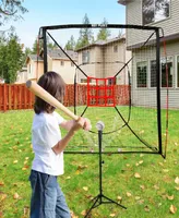 Net Playz Baseball Net, Baseball Hitting Pitching Practice Net, 7'