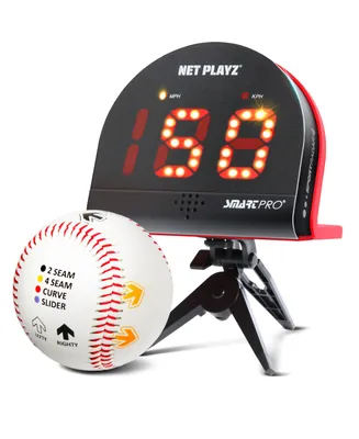 Net Playz Baseball Combo, Baseball Pitch Trainer Speed Radar Finger Placement Markers Kit