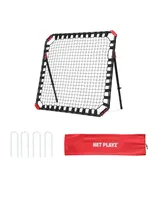 Net Playz Soccer Rebounder, Football Training Gifts, Aids Equipment for Kids Teens Portable Kick-back Rebound Net, Skills Trainer for Team Exercises S