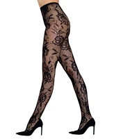 Lechery Women's Floral Net 1 Pair of Tights