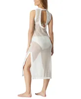 Coco Reef Women's Coquette High-Neck Cover-Up Dress