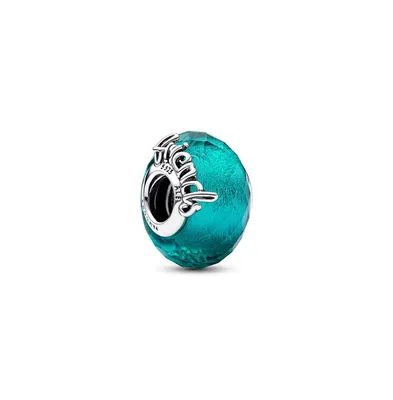 Pandora Sterling Silver Faceted Murano Glass Friendship Charm