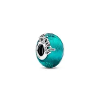 Pandora Sterling Silver Faceted Murano Glass Friendship Charm