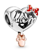 Pandora Sterling Silver Disney Minnie Mouse Mom Heart Charm