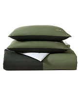 Closeout! Eddie Bauer Skyline Stripe Reversible Piece Comforter Set