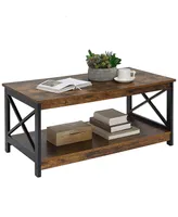 Convenience Concepts 39.5" Medium-Density Fiberboard Oxford Coffee Table with Shelf